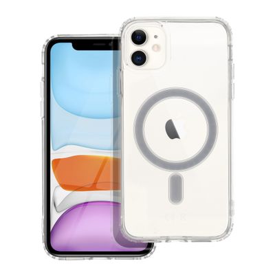 Clear Mag Cover case compatible with MagSafe for IPHONE 11
