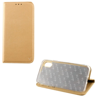 VOLTE-TEL ΘΗΚΗ IPHONE XS MAX 6.5″ POCKET MAGNET BOOK STAND GOLD