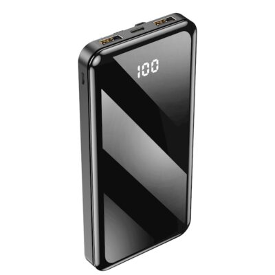 Forever power bank ALLin1 10000 mAh with cables USB-C + Lightning + microUSB black