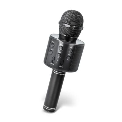Forever BMS-300 Microphone with Bluetooth Speaker Ασύρματο Μικρόφωνο Karaoke – Black