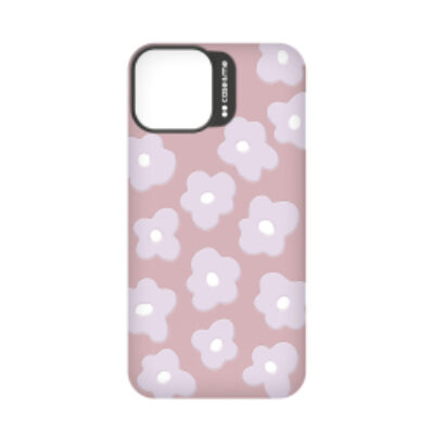 SBS CASE ME 3D JELLY COVER EMBOSSED MOTIFS FLOWER IPHONE 15 pink backcover